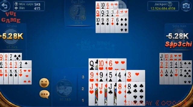 Game choi tri tue mau binh online hinh 1