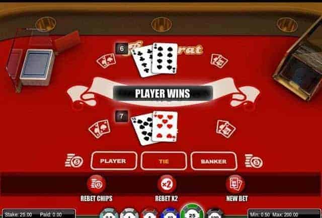 Chiến thắng tiền cược nhà cái game Baccarat hình 1