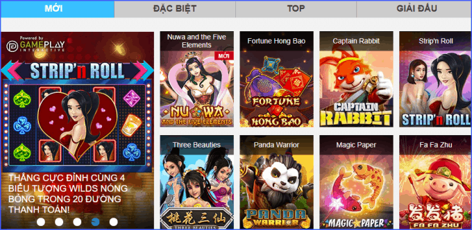 GPI slots dang cap no hu club